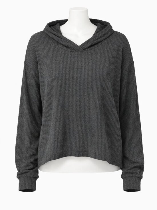 Adrienne Vittadini Tops - NEW Adrienne Vittadini Sport Women's Hoodie Gray XL pullover athleisure NWT